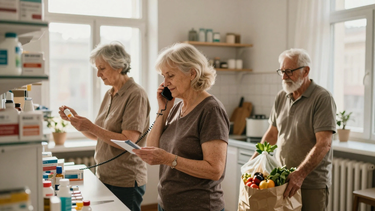 Група пенсіонерів у Києві працює в аптеці, додому та допомагає сусідам.