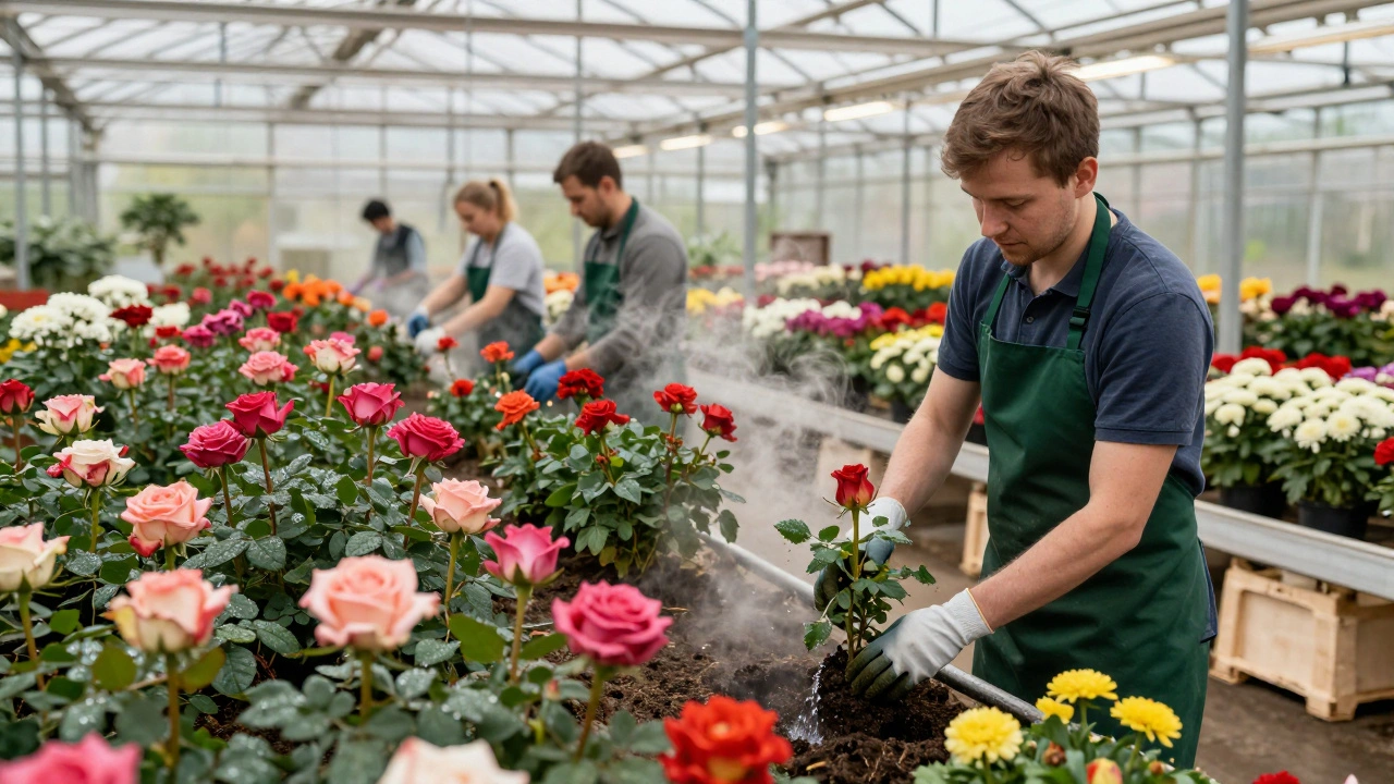 Робота в квіткових теплицях Київ: вакансії, умови, зарплати 2026