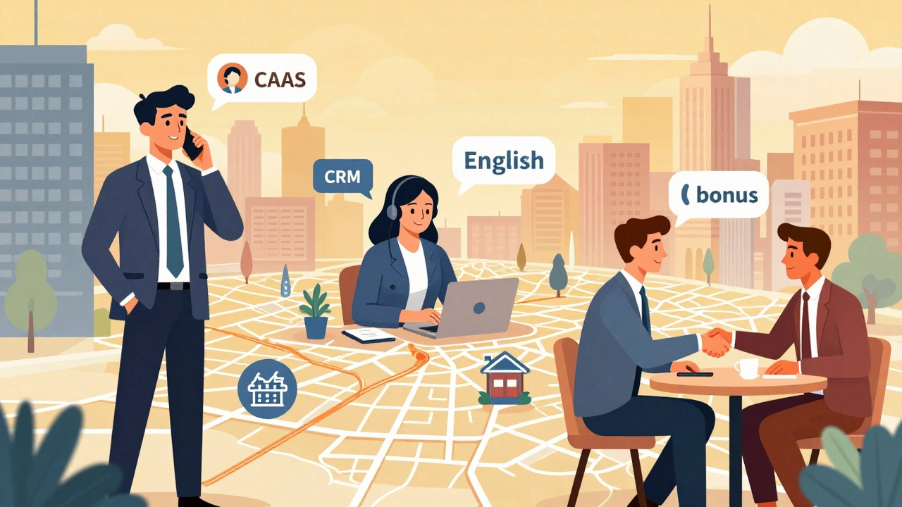 Три типи менеджерів у Києві: продажі, підтримка та розвиток бізнесу в урбаничному стилі.