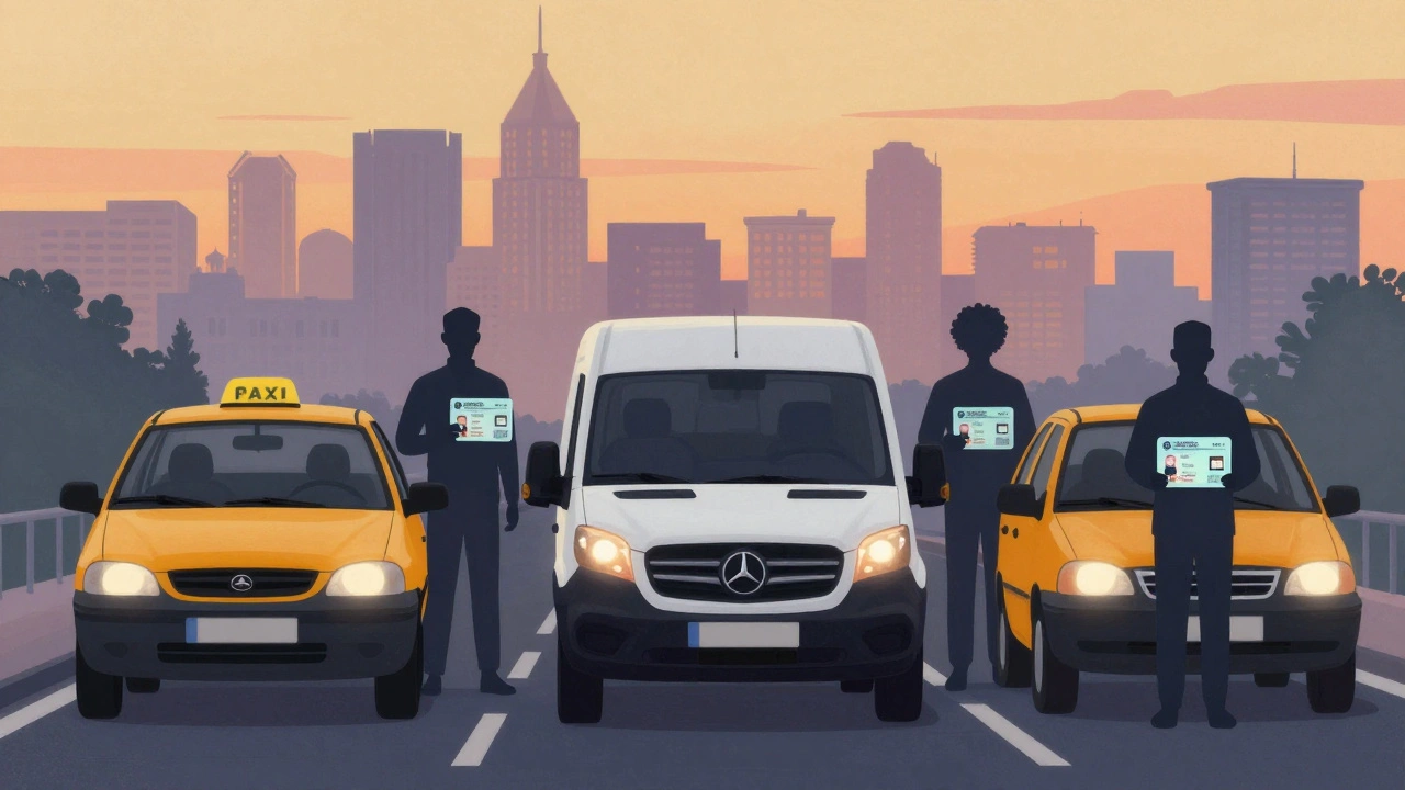 Різні водії з категорією В у Києві: таксі, логістика, медична доставка — усі вносять вклад у рух міста.