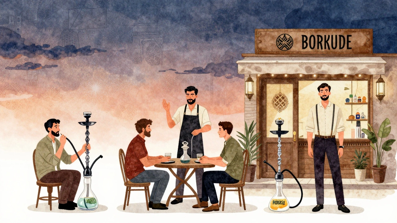 Розвиток кальянщика від новачка до власника закладу у візуальній історії.