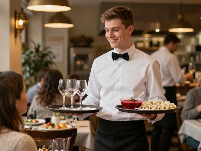 Офіціант робота в Києві: вакансії, зарплати, досвід і поради для новачків