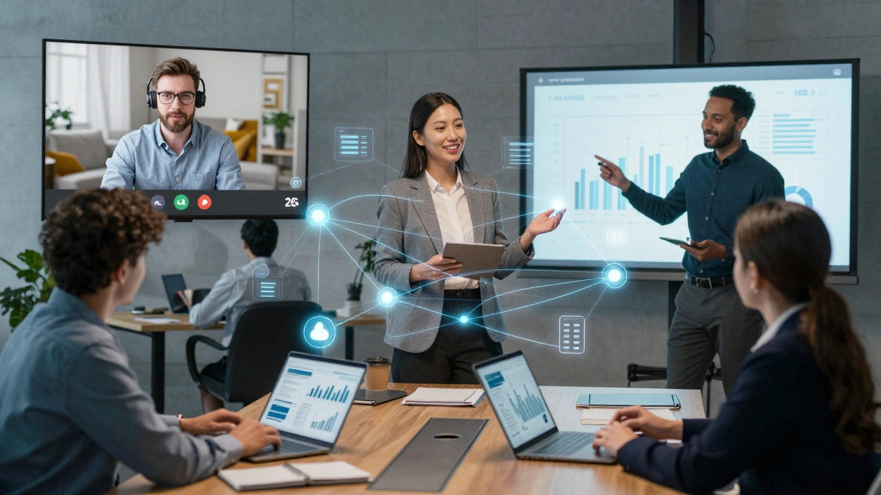 Команда працює гібридно: віддалено, у коворкінгу та у конференц-залі